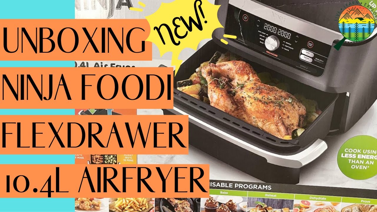 UNBOXING! Ninja Foodi FlexDrawer Air Fryer 10.4L AF500UK-Ninja Foodi Air  Fryer-Ninja Foodi Megazone 
