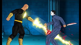 Black Adam vs Jason Voorhees, Michael Myers, Freddy Krueger, Chucky, SCP 096, Ghostface [dc2] .