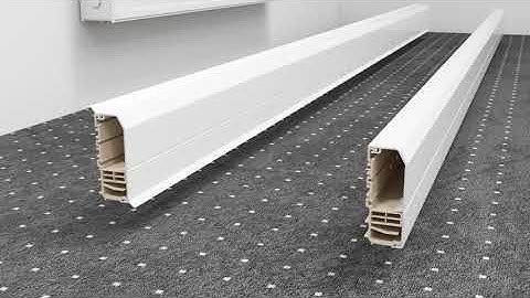 Teaser wide format - Installation Skirting trunking Rauduo - OBO Bettermann