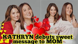 🥹 FOREVER MOMMY'S LITTLE GIRL! ❤️🌸 Kathryn Bernardo's Sweet Bond With Her Biggest Supporter mummy❤️✨