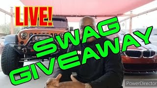[Part II] Swag Giveaway Continued! (SORRY! LOL! I Knocked The Camera Out!)