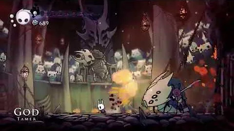 Hollow Knight Trial of Fools: Overcharmed Fury of the Fallen 1 Mask Speedrun, 5 min 55 sec