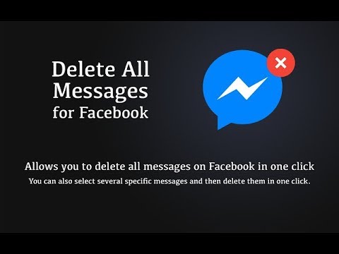 #Facebook ზე ყველა შეტყობინების წაშლა 2019
