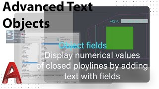 AutoCAD Advanced: Object Fields
