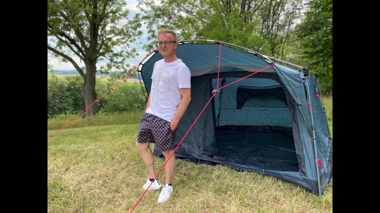 Hauszelt in 120 Sekunden aufbauen? Das Qeedo Quick Villa 4 Campingzelt