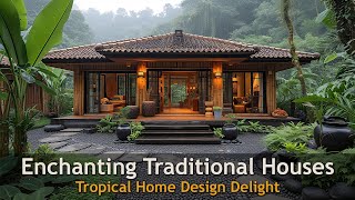Exploring Traditional House Design Amidst Tropical Greenery