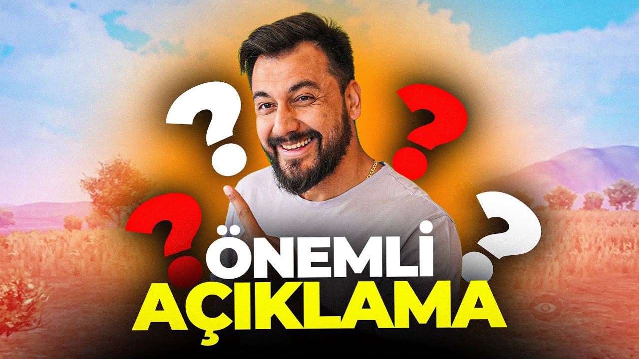 ÇOK ÖNEMLİ AÇIKLAMA !