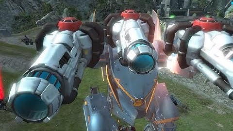 War Robots Test server 3.7.0 (414) 【Heavy weapon Flux.New robot Falcon】
