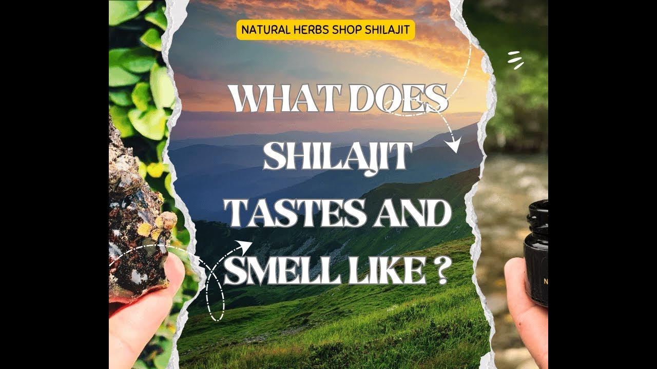The TRUTH What does Shilajit tastes and smell like ? Natural Herbs Shop shilajit YouTube