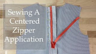 Two Techniques For Sewing Hand Stitched Zipper Applications - Doina Alexei