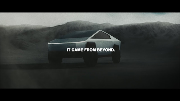 Tesla Cybertruck - Trailer