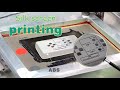 Silk screen printing processing on ABS plastic prototype