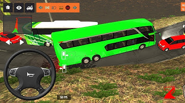 2025 new coach bus simulator 💥 || indonesia bus simulator part-220 #bus #game #simulator #comman