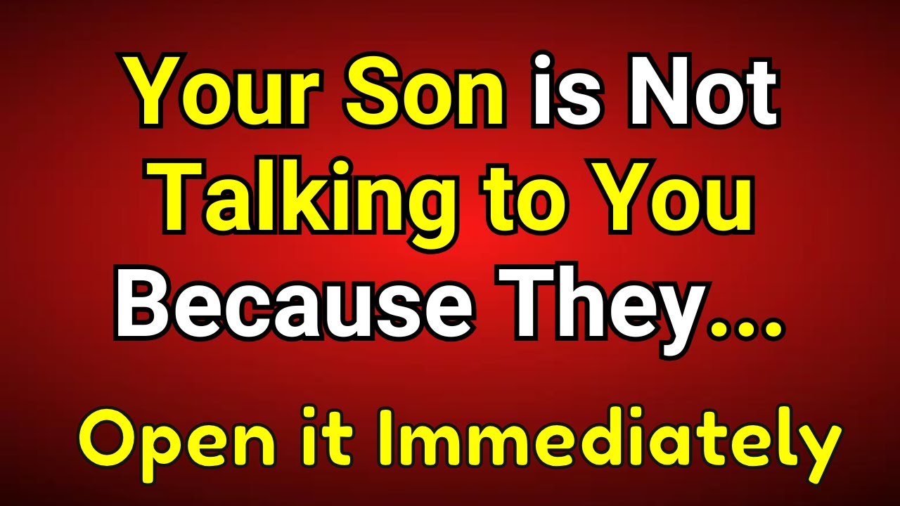 🚨God Says, Your Son Is Not Talking to You Because They... #godmessage # ...