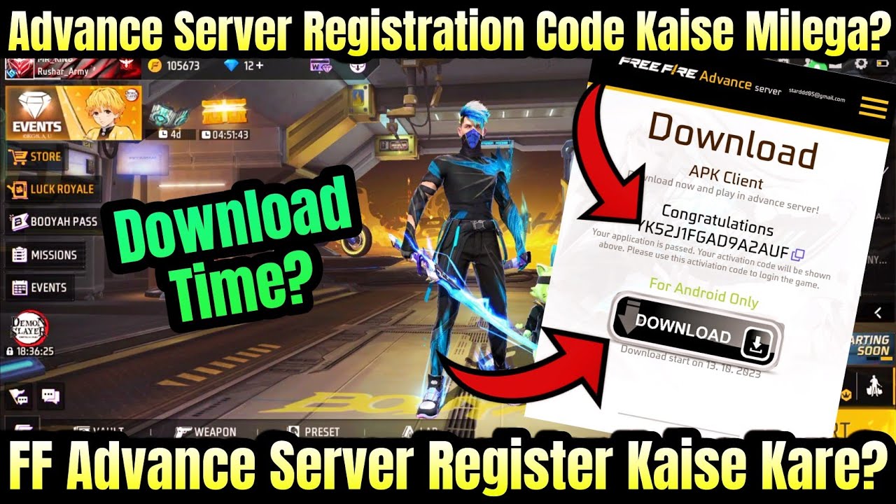 Free Fire Advance Server Registration: How to register it