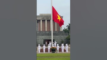 Tự Hào Dưới Lá Cờ Đỏ Sao Vàng Trong Nghi Lễ Thượng Cờ Ngày 6-6 Trước Lăng Bác #vietnam #hoangthudo