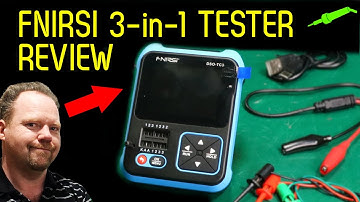 🔴 FNIRSI DSO-TC3 Component Tester Review - No.1141