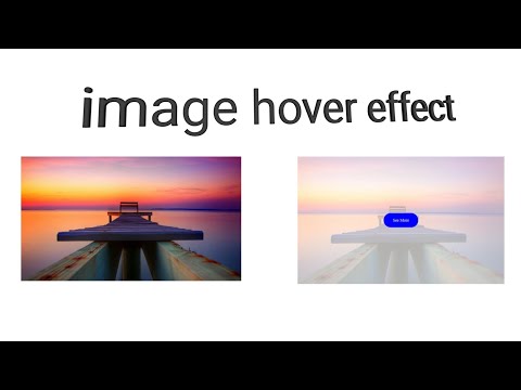 How to Create Image Hover Effect with CSS | html | VSCode