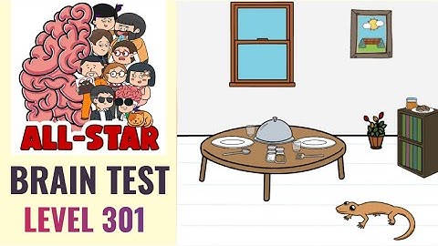 Brain Test All Star Level 301 | Feed the lizard | Walkthrough