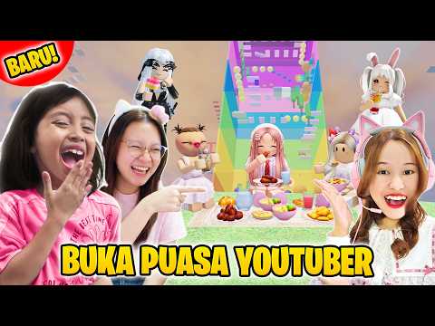 BUKA PUASA MEWAH! FANNY TJANDRA, LEIKA DAN KEIKEI PUNYA TOWER JAJANAN RAKSASA [ROBLOX INDONESIA]