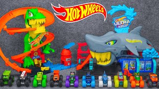 Hot Wheels Collection Unboxing Review ASMR | Hot Wheels City Ultra Shark Car Wash with Color Reveal