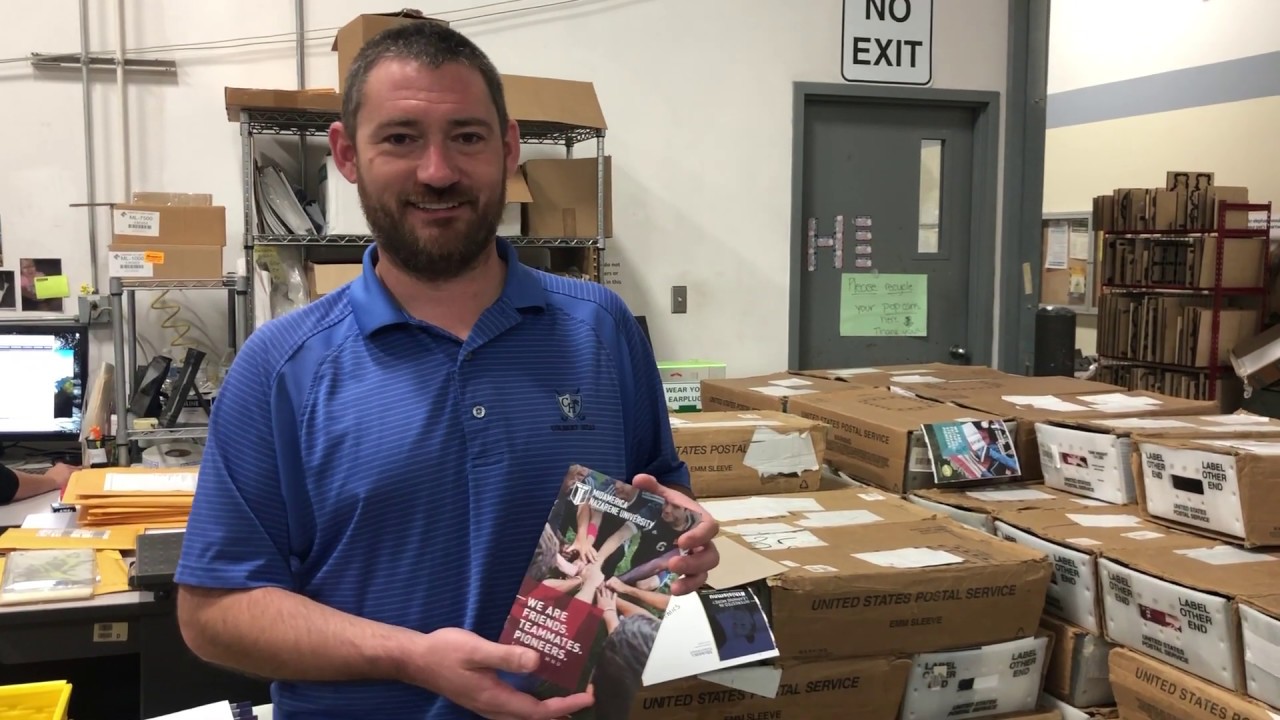 Direct Mail Piece for Midwest Nazarene University Kingston Printing