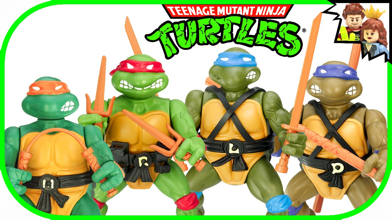 TMNT Ninja Turtles Classic Collection Action Figures Unbox & Review