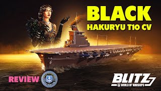 Tier 10 Black Hakuryu Aircraft Carrier | World of Warships Blitz 