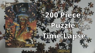 Time Lapse Video | Disney Gargoyles 200 pieces | Jigsaw Puzzle Time Lapse #1