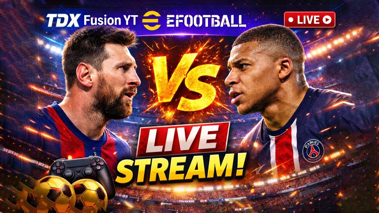 eFootball LIVE 🔴 | Intense Online Matches ⚽ | TDX Fusion YT - YouTube