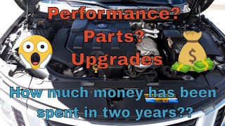 Match Highlights How much money have I spent on the SAAB New Generation 9-5 in two years?