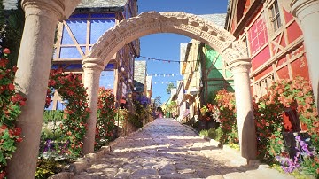 Colorful Town, UE5 -Unreal Challenge: Better Light Than Never