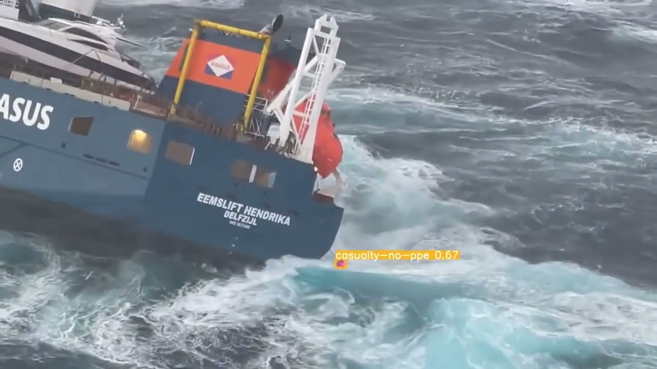 SARBox detection model working on 3rd party rescue footage