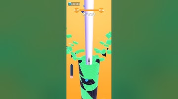 World Record In Stackball 3D 😍 #shorts #stackball #shots #trending #trap #gaming