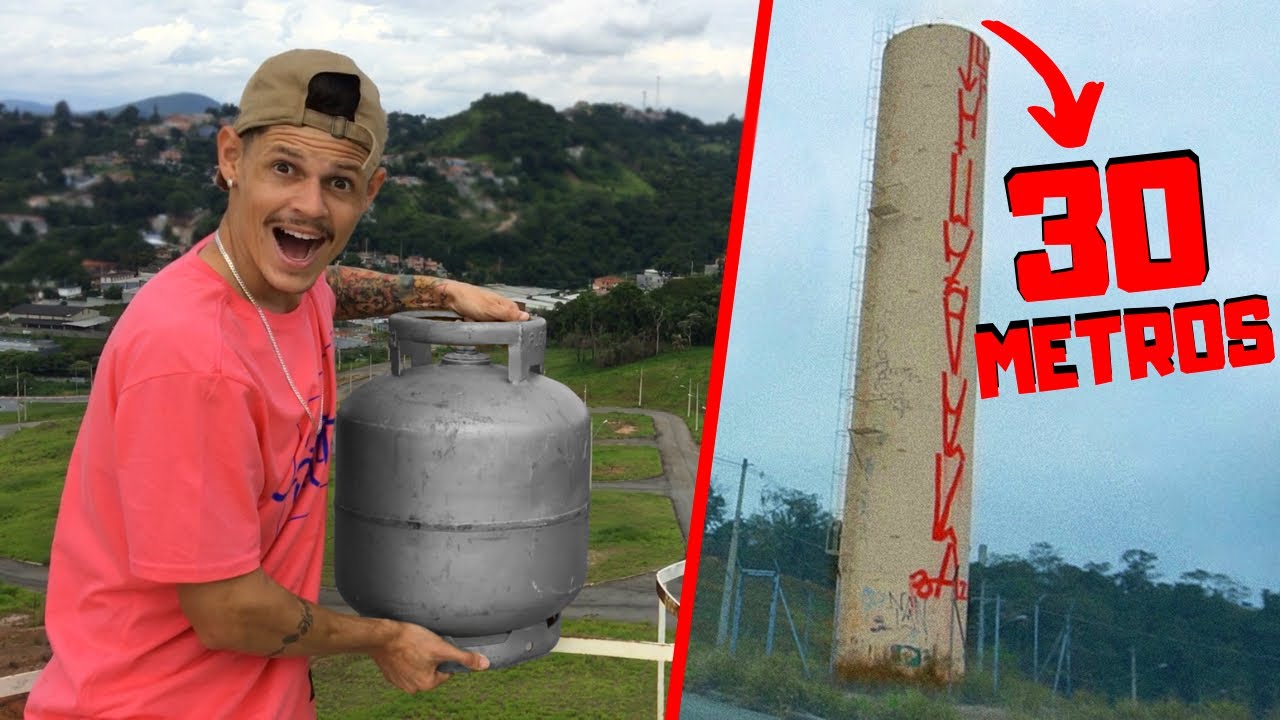 BOTIJÃO DE GÁS CHEIO EXPLODE SE CAIR DE 30 METROS DE ALTURA?