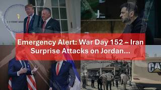 Emergency Alert: War Day 152 – Iran Surprise Attacks on Jordan…