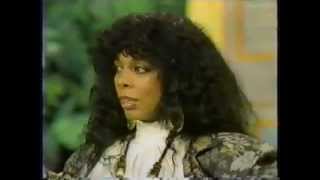 Donna Summer with Dick Clark 1986 Interview