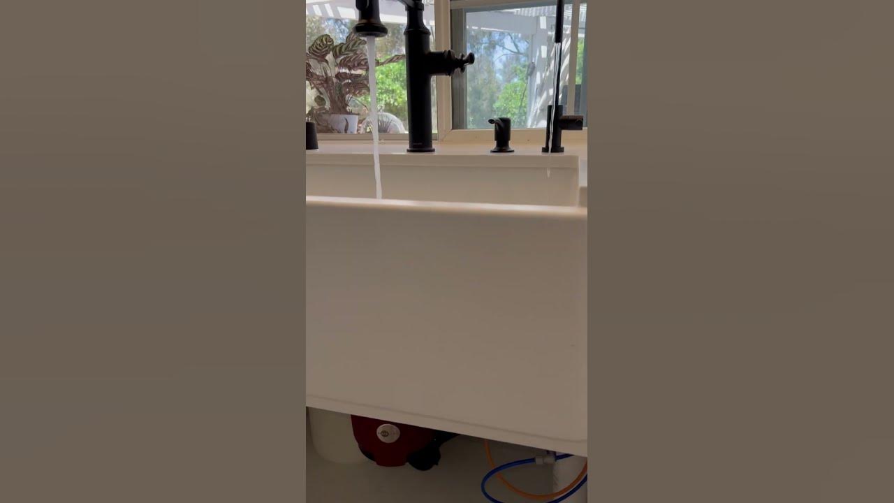 Kohler faucet w. Reverse Osmosis System. plumbing california 
