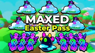I MAXED OUT the Easter Pass in Bubble Gum Simulator Infinity!