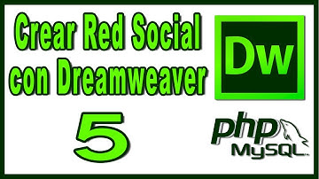 🟢 Como Crear RED SOCIAL como Facebook en DREAMWEAVER con PHP y MySQL | 5