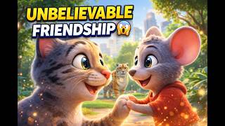 👉 Cat And Mouse Become Best Friends In The City 🐱🐭 | Heart Touching 3D Animation Story