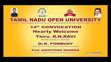 Tamil Nadu Open University - 14th Convocation