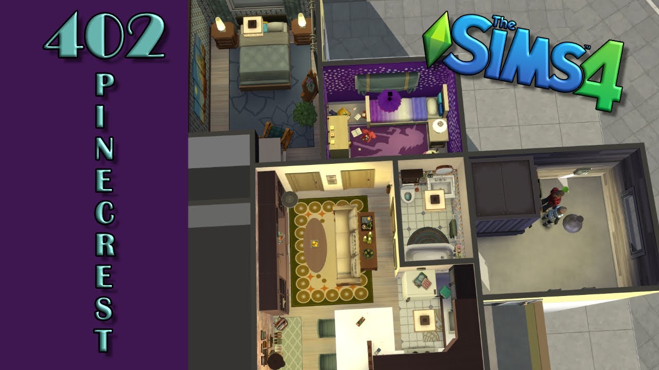 Sims 4 Apartment Renovation || Speed Build || No CC || Sims 4 || Pinecrest ||  Eco Lifestyle