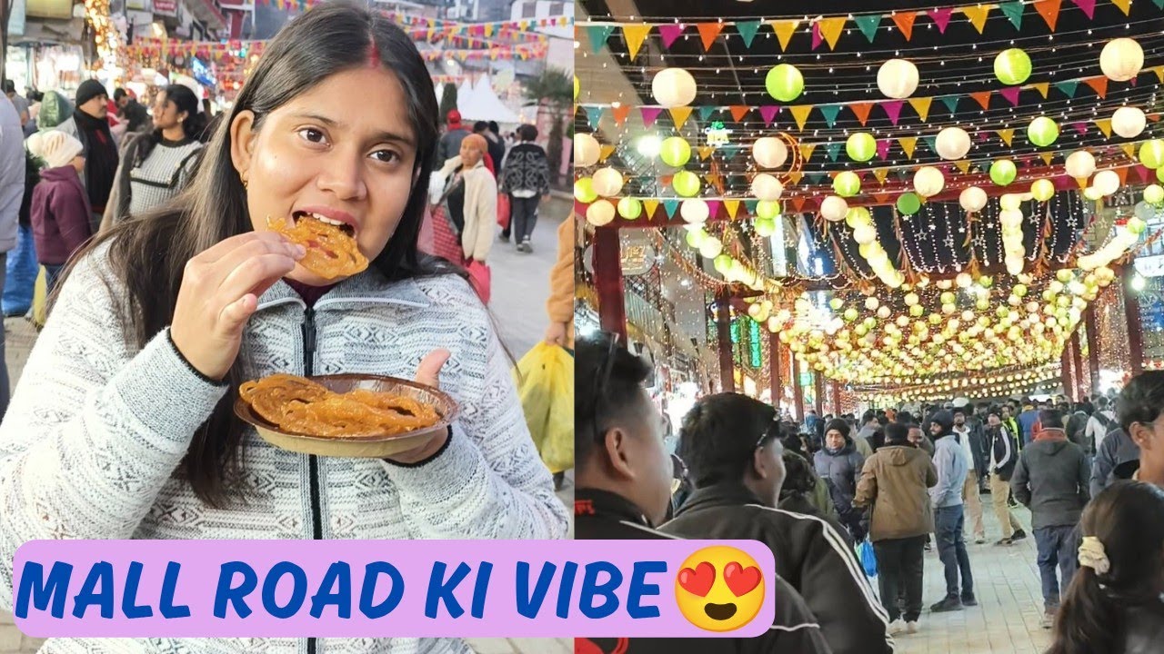 Manali Mall Road😍Ki Kya Vibe Hai Yar😍💕♥️
