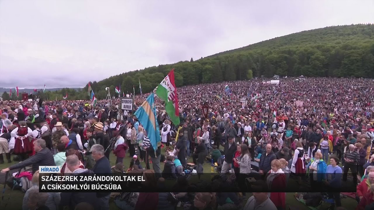 Százezrek zarándokoltak el a csíksomlyói búcsúba