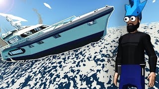 Spycakes & I Went on the WORST YACHT CRUISE EVER! - Stormworks Multiplayer Sinking Survival