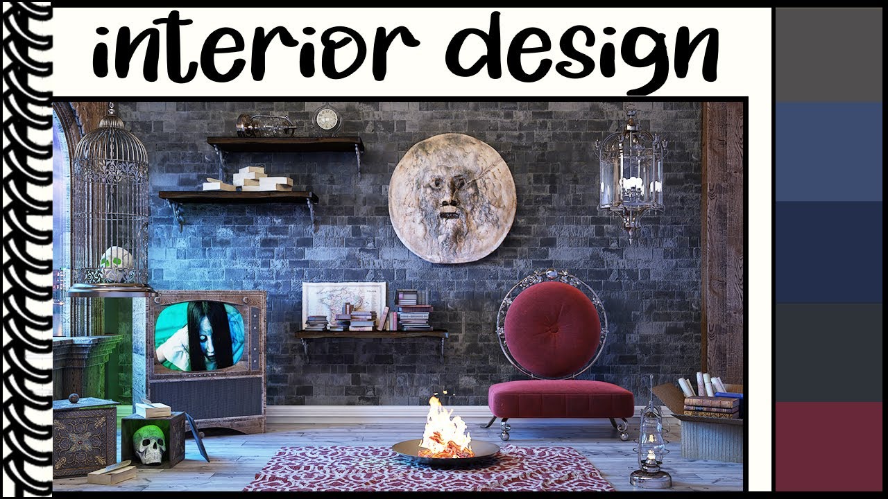 interior design│3ds max│animated horror stories by decor│apartment tour