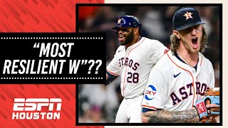 The Houston Astros overcame A LOT in the "most resilient win of the year"