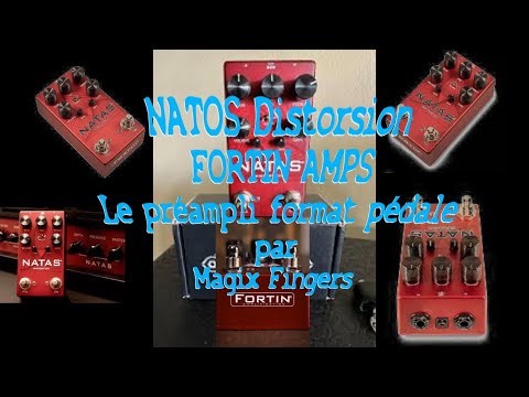 Présentation du préampli format pédale de la NATOS Distorsion - Fortin Amps par Magix Fingers