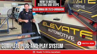 How to Install Electric Side Steps on an Isuzu D-MAX (2020+): Wiring, Fitment & LED Setup